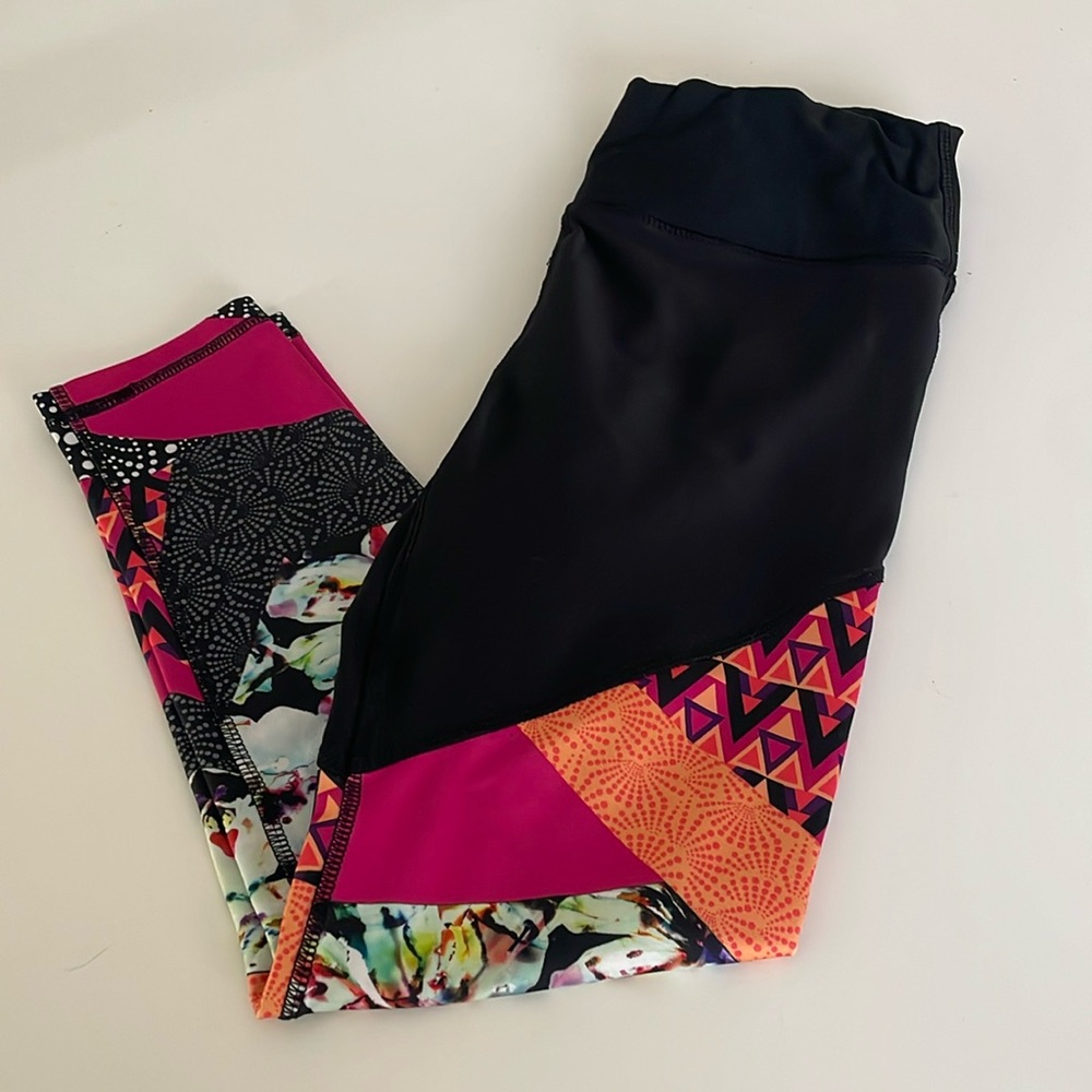 S/P RBX Live Life Actively Crop leggings - colourful pattern